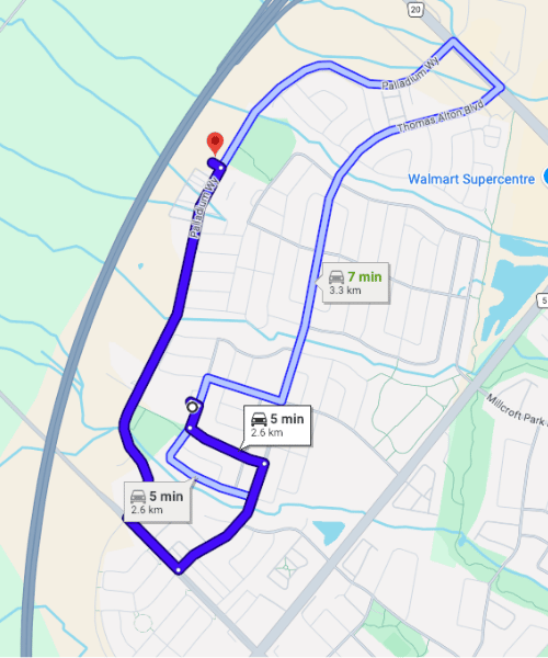 directions-from-alton-village-to-white-rose-dental